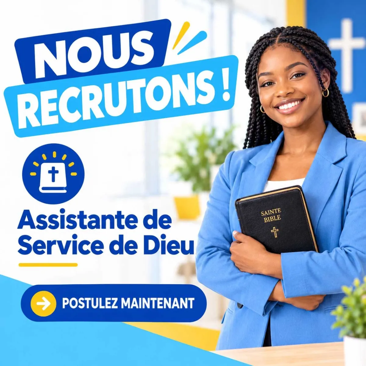 ASSISTANTE DE SERVICE DE DIEU (H/F)