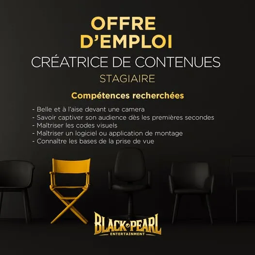 RECRUTEMENT CRÉATRICE DE CONTENUES STAGIAIRE -  - COTE D'IVOIRE